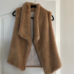 Ann Taylor Loft Fur vest